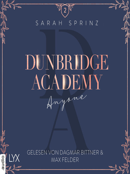 Title details for Anyone--Dunbridge Academy, Teil 2 by Sarah Sprinz - Wait list